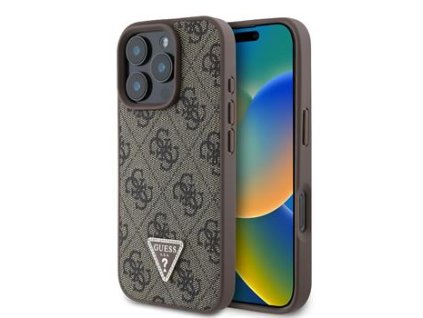 Zadní kryt pro GUESS iPhone 16 Pro Brown