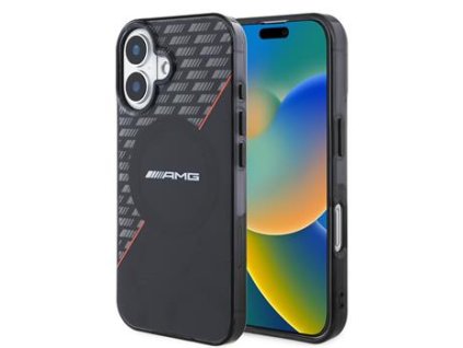 Zadní kryt pro AMG iPhone 16 Plus Black/Red
