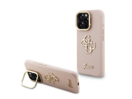 Kamera pro GUESS iPhone 15 Pro Pink