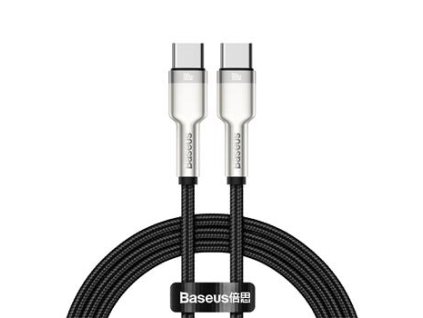 Baseus Cafule Metal Series Datový Kabel USB-C - USB-C 100W 1m Black