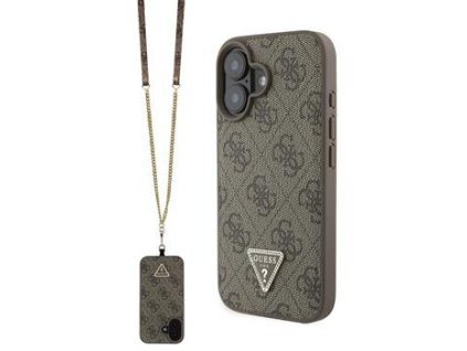 Zadní kryt pro GUESS iPhone 16 Brown