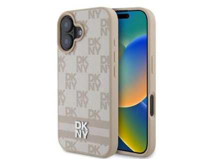 Zadní kryt pro DKNY iPhone 16 Pink
