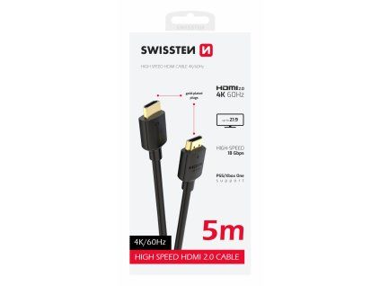 Kabel pro Swissten 4K HDMI 60Hz