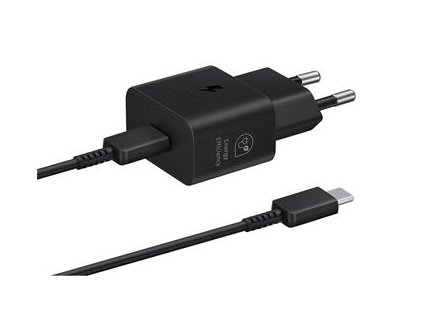 EP-T2510EBE + EP-DN980BBE Samsung USB-C 25W Cestovní nabíječka + USB-C Datový…