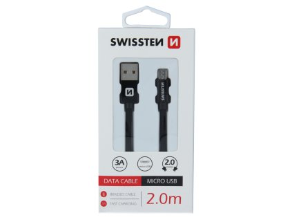 Kabel pro Swissten Textilní micro USB