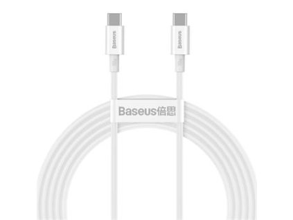 Baseus CATYS-C02 Superior Fast Charging Datový Kabel USB-C - USB-C 100W 2m White