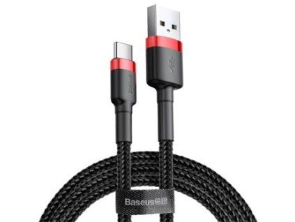 Baseus CATKLF-B91 Cafule Kabel USB-C 3A 1m Red/Black