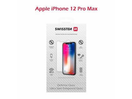 Náhradní díl pro Swissten iPhone 12 Pro Max - 74517873 - 9H / 2.5D