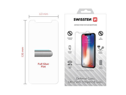 Náhradní díl pro Swissten iPhone X/iPhone XS - 74517803 - 9H / 2,5D