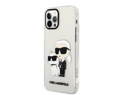 Zadní kryt pro Karl Lagerfeld iPhone 12/12 Pro Transparent