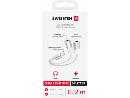 Náhradní díl pro Swissten Textile Lightning na duální USB
