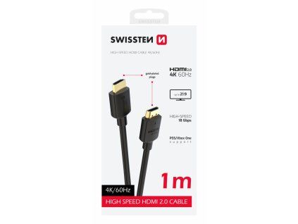 Kabel pro Swissten 4K HDMI 60Hz