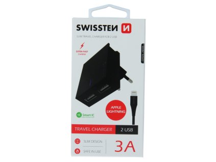 Kabel pro Swissten 3A s dvojitým konektorem