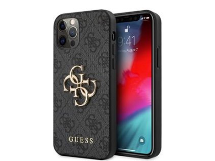 Zadní kryt pro GUESS iPhone 12/12 Pro Grey