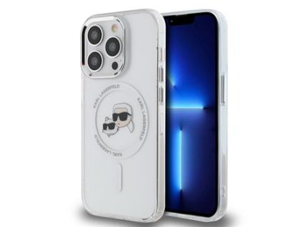 Zadní kryt pro Karl Lagerfeld iPhone 15 Pro Transparent