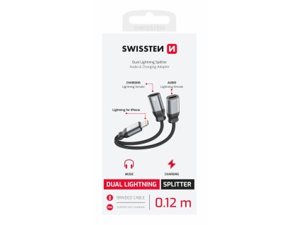 Náhradní díl pro Swissten Textile Lightning na duální USB