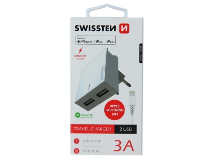 Kabel pro Swissten 3A s dvojitým konektorem