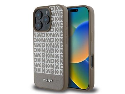 Zadní kryt pro DKNY iPhone 16 Pro Brown