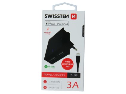 Kabel pro Swissten 3A s dvojitým konektorem