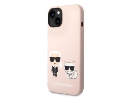 Zadní kryt pro Karl Lagerfeld iPhone 14 Plus Pink