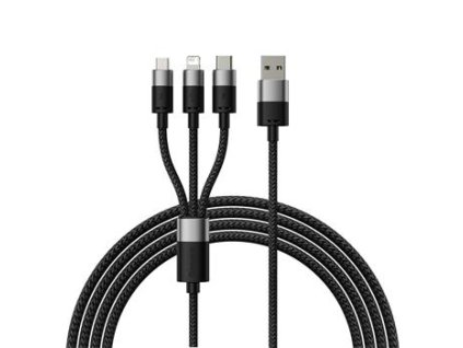 Baseus StarSpeed 3v1 Fast Charging Datový Kabel USB-A -…