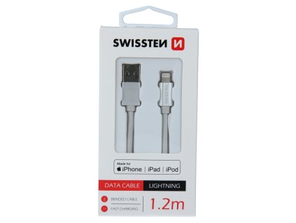 Kabel pro Swissten Textile MFI Lightning