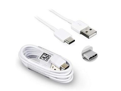 EP-DR140AWE Samsung USB-C Datový Kabel 0.8m White (Bulk)