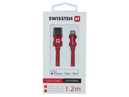 Kabel pro Swissten Textile MFI Lightning