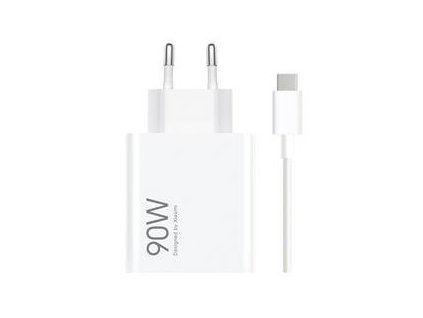 Xiaomi MDY-15-EK USB-A 90W Cestovní Nabíječka + USB-C 6A Datový Kabel White…