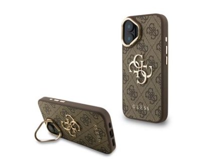 Kamera pro GUESS iPhone 16 Brown