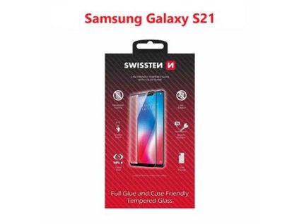 Náhradní díl pro Swissten Galaxy S21 - 54501786 - Celé lepidlo - Černé