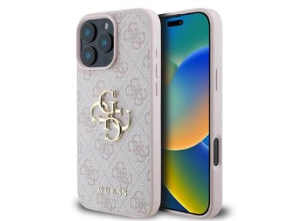 Zadní kryt pro GUESS iPhone 16 Pro Pink