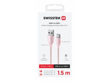 Kabel pro Swissten Textile II USB