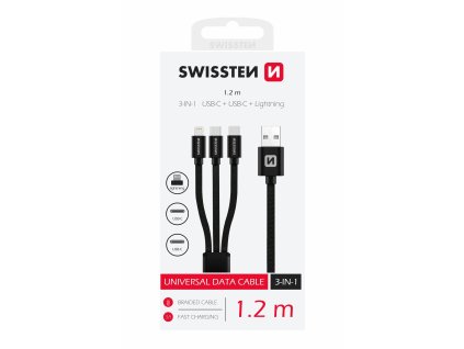 Kabel pro Swissten Textile 3v1 datový