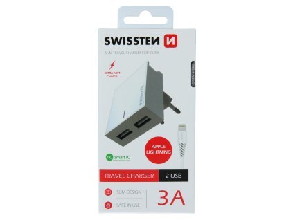 Kabel pro Swissten 3A s dvojitým konektorem