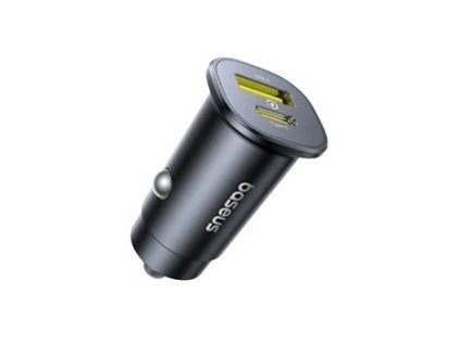 Baseus GoTrip Nabíječka do Auta USB-C/USB-A 30W Cosmic Black