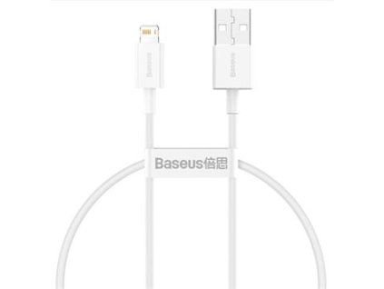 Baseus CALYS-02 Superior Fast Charging Kabel Lightning 2.4A 0.25m White