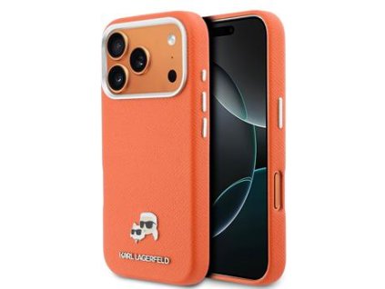 Zadní kryt pro Karl Lagerfeld iPhone 17 Pro Orange