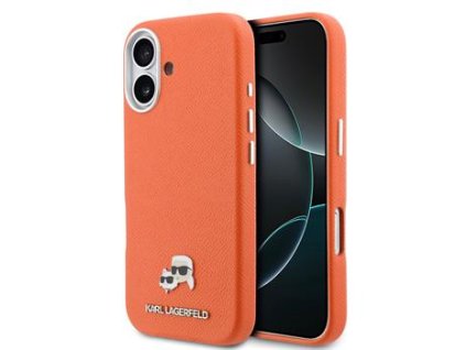 Zadní kryt pro Karl Lagerfeld iPhone 17 Orange
