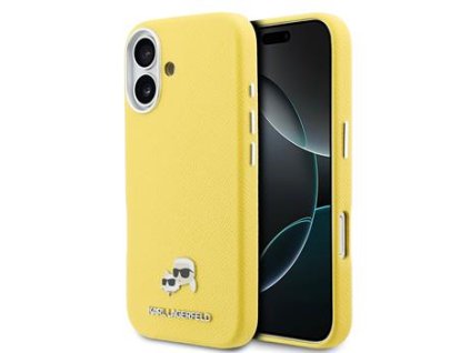 Zadní kryt pro Karl Lagerfeld iPhone 17 Yellow
