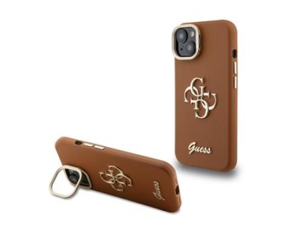 Kamera pro GUESS iPhone 14 Brown