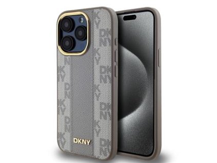 Zadní kryt pro DKNY iPhone 15 Pro Beige