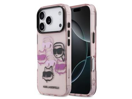 Zadní kryt pro Karl Lagerfeld iPhone 17 Pro Pink