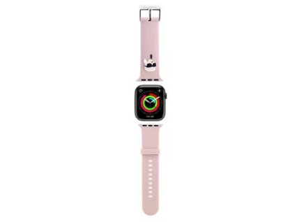 Náhradní díl pro Karl Lagerfeld Apple Watch 42/44/45/46/49 Pink