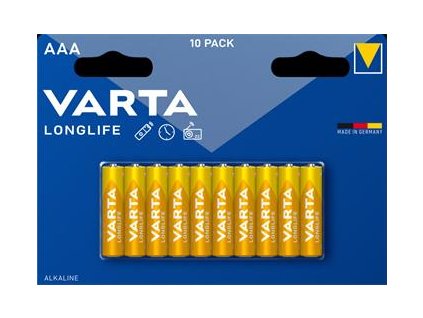 Varta Longlife AAA Baterie 10ks