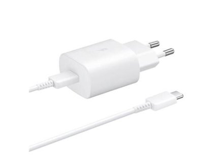 EP-TA800EWE + EP-DA705BWE Samsung 25W Cestovní nabíječka + USB-C/USB-C Datový…