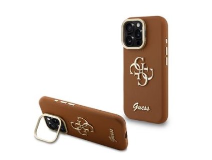 Kamera pro GUESS iPhone 15 Pro Brown