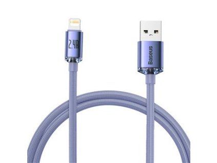 Baseus CAJY000005 Crystal Shine Series Datový Kabel USB - Lightning 20W 1,2m…