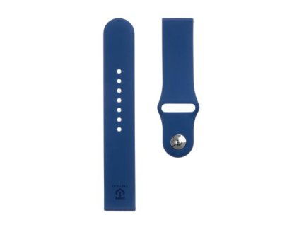 Tactical 614 Silikonový Řemínek 22mm Dark Blue
