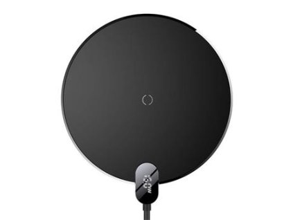 Baseus Digital LED Displej Gen 2 Bezdrátová Nabíječka 15W Black
